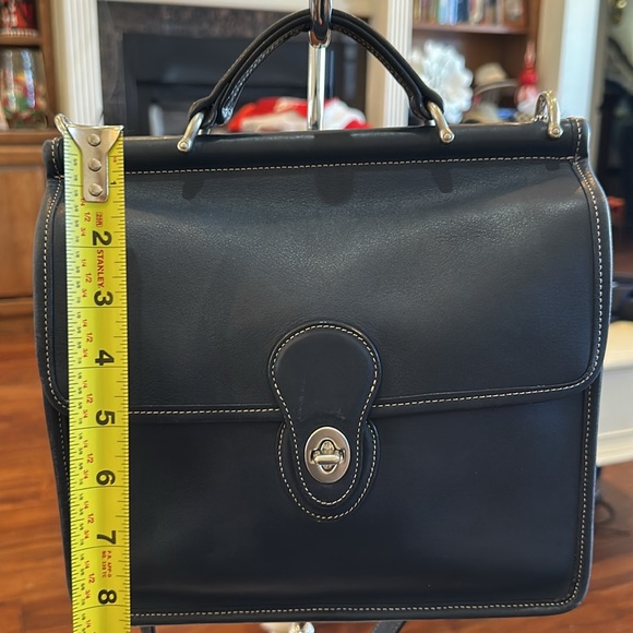 Coach VTG 9927 Willis Navy Blue Leather Crossbody Shoulder Bag - Picture 16 of 16